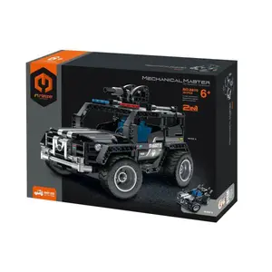 Stavebnice iM.MASTER terénní auto 2v1 plast 391 dílků