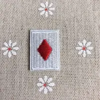 Playing Card Theme Polyester Embroidery Cloth Iron on/Sew on Patches