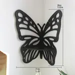 Wooden Butterfly Shelf for Crystals
