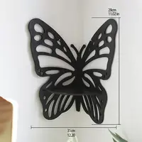 Wooden Butterfly Shelf for Crystals