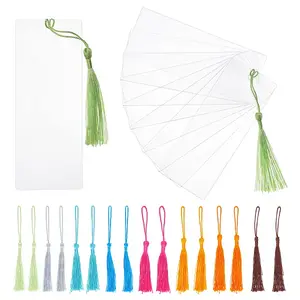 64Pcs 8 Colors Polyester Tassel Decorations