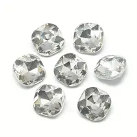 Pointed Back Glass Rhinestone Cabochons