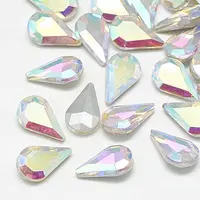Pointed Back Glass Rhinestone Cabochons