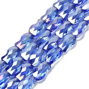 Electroplate Glass Beads Strands