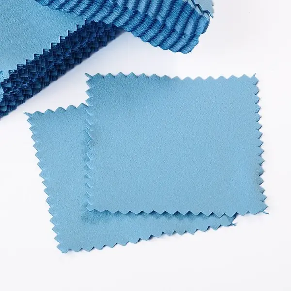 Suede Fabric Square Silver Polishing Cloth