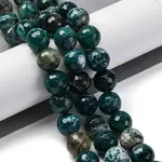 Natural Dragon Veins Agate(Dyed & Heated) Beads Strands