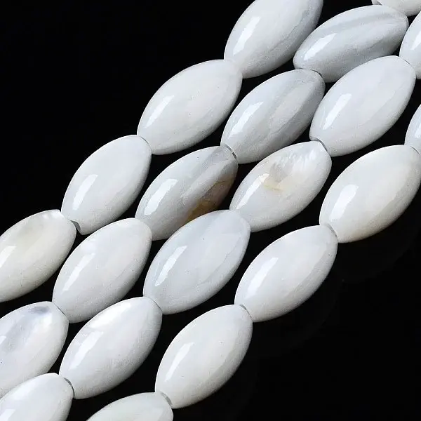 Natural Freshwater Shell Beads Strands