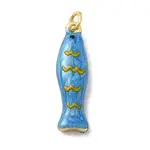 Brass Enamel Pendants