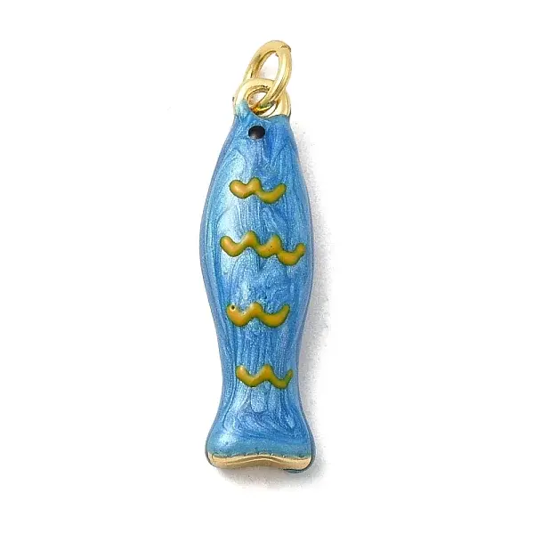 Brass Enamel Pendants