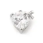 Brass Micro Pave Cubic Zirconia Pendants