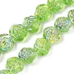Electroplate Glass Beads Strands