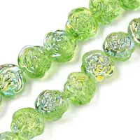 Electroplate Glass Beads Strands