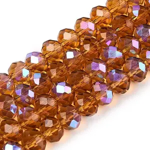 Electroplate Glass Beads Strands