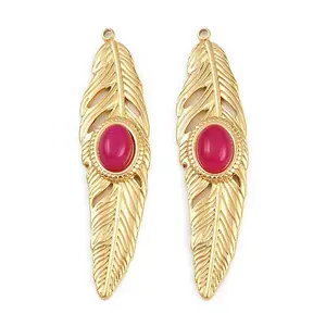 Dyed Natural White Jade Pendants