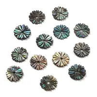 Natural Paua Shell Carved Beads
