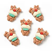 Opaque Christmas Resin Cabochons