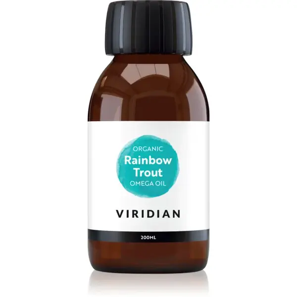 Viridian Nutrition Organic Rainbow Trout Omega Oil rybí olej 200 ml