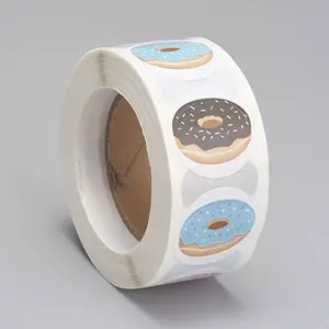 Self-Adhesive Kraft Paper Gift Tag Stickers