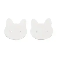 100Pcs Cat Shaped Paper Earring Display Cards
