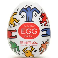 Tenga Keith Haring Egg Dance jednorázový masturbátor 6,5 cm