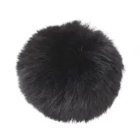 Handmade Faux Rabbit Fur Pom Pom Ball Covered Pendants