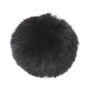 Handmade Faux Rabbit Fur Pom Pom Ball Covered Pendants