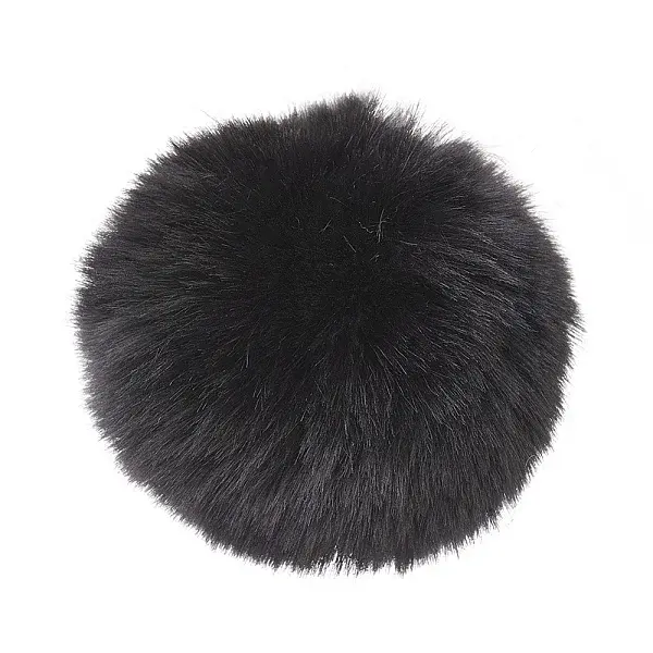 Handmade Faux Rabbit Fur Pom Pom Ball Covered Pendants