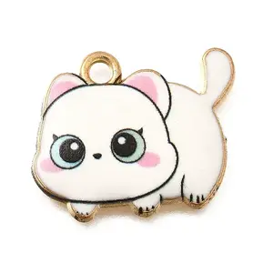 Alloy Enamel Pendants