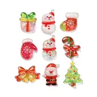Christmas Transparent Resin Cabochons