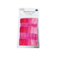 12 Skeins 12 Colors 6-Ply Polyester Embroidery Floss