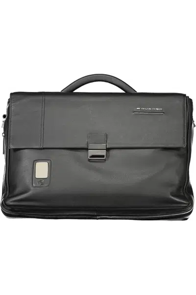 PIQUADRO MEN'S BRIEFCASE BLACK