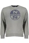 NORTH SAILS MEN'S ZIP-UP SWEATSHIRT GREY