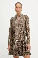 Šaty Marciano by Guess ALANIS hnědá barva, mini, 5YGK28 7298A