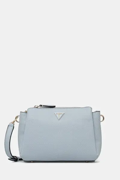 Kabelka Guess NOELLE modrá barva, HWZG96 72120