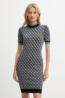 Šaty Guess béžová barva, mini, přiléhavé