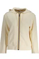 K-WAY BEIGE WOMEN'S ZIP SWEATSHIRT