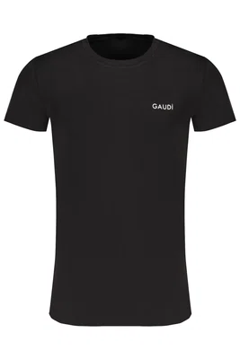 GAUDÌ MEN'S SHORT SLEEVE T-SHIRT BLACK