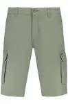 Pánské zelené kapsáčové bermudy