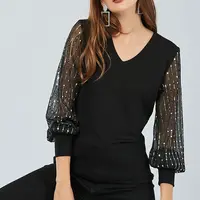 Dámská halenka Cool & Sexy BK5024/Black
