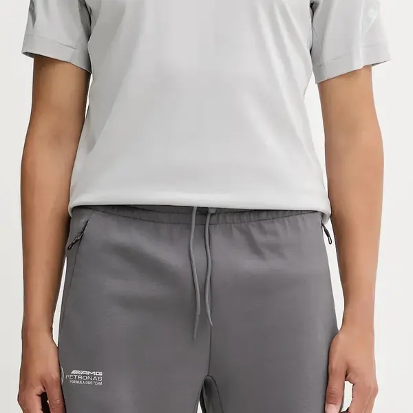 Kraťasy adidas x Mercedes pánské, šedá barva, JW3479