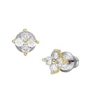 Fossil Jemné pozlacené náušnice pecky Hazel JOF00997710