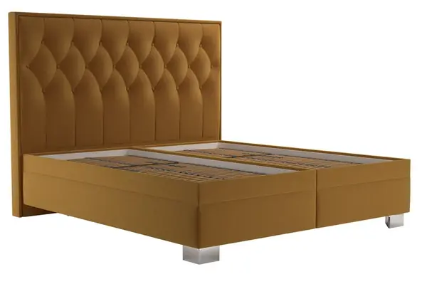 Boxspring Kerstin Matrace: Bez matrace, látka: Riviera 41