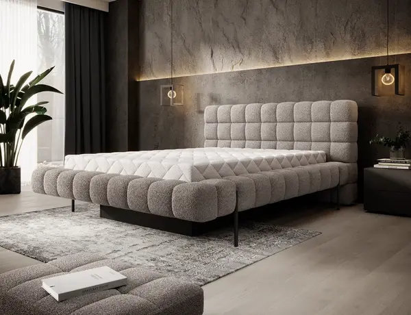 Postel Magentta - kovový rám Rozměr: 140 x 200 cm, látka: Royal 20