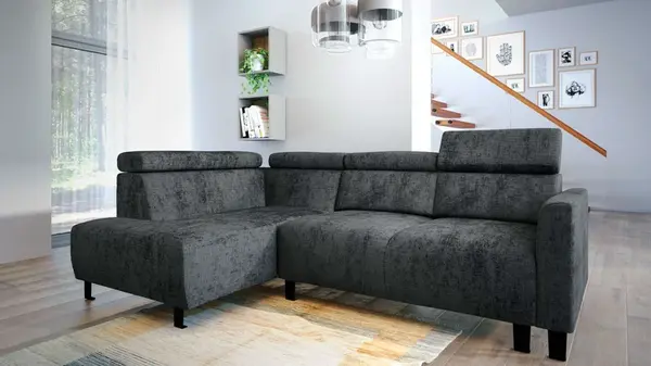 Sedací souprava Naboo Provedení: Levá varianta, Látka: Shaggy 15