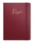 Týdenní diář 2026 Oskar Luxi A5 bordó