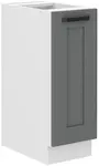Spodní skříňka Luna 30 D CARGO BB Barva korpusu: Bílá, Barva dvířek: Dust Grey