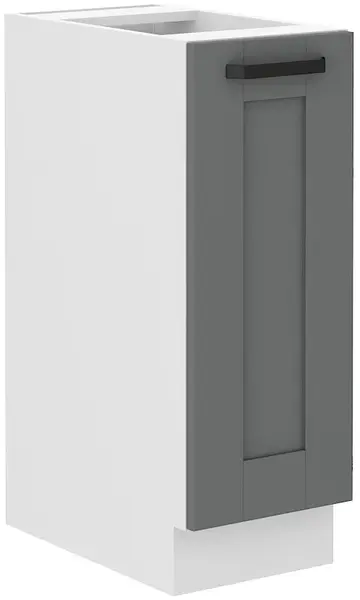 Spodní skříňka Luna 30 D CARGO BB Barva korpusu: Bílá, Barva dvířek: Dust Grey