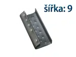 1000 ks - Spona viazacia plechová 9 mm pre pásku polypropylénovú šírka 9 - 10 mm