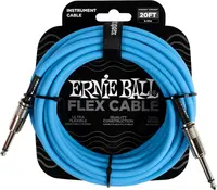 Ernie Ball Flex Instrument Cable 20'  Blue