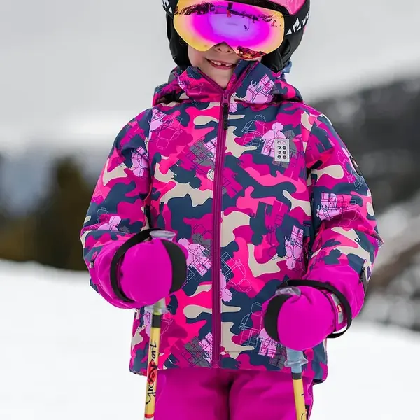 Dětská bunda Lego LWJAZ 808 růžová barva, 11010967